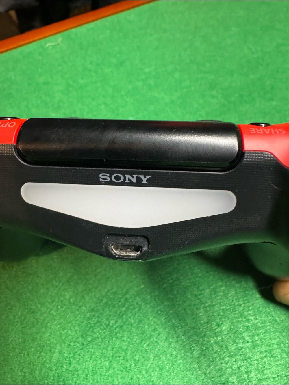 PS4 Red Wireless DualShock Controller - Picture 3 of 3